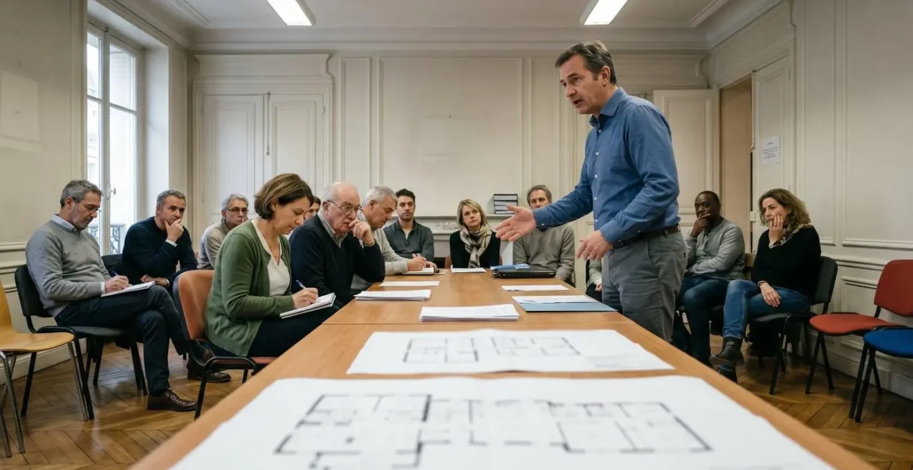 Assemblée générale de copropriété avec vote sur les travaux de rénovation énergétique
