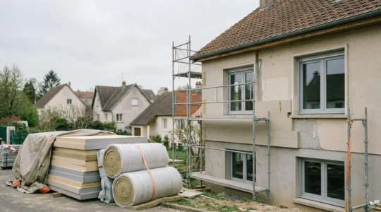 Transformation énergétique d'une maison ancienne rénovée pour atteindre une haute performance thermique