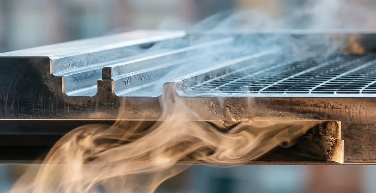 Système de ventilation mécanique contrôlée double flux avec échangeur de chaleur pour le confort thermique estival